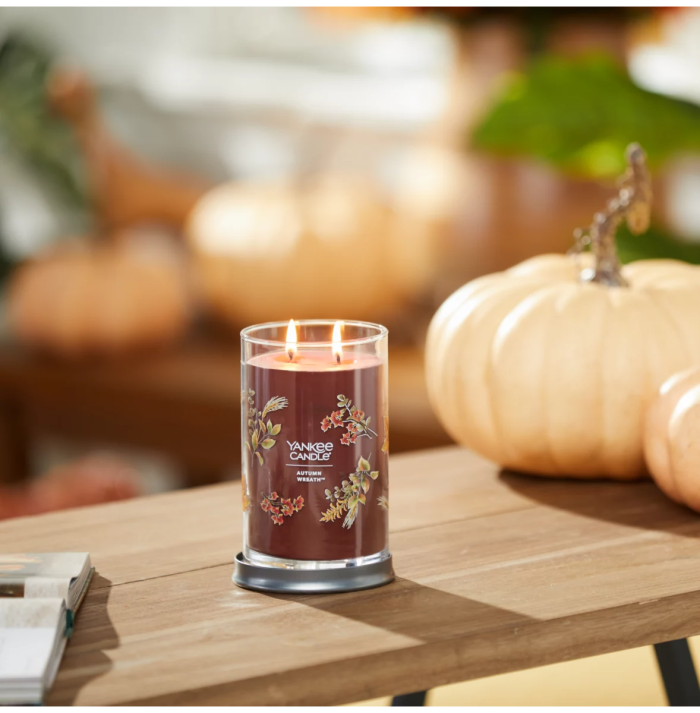 autumn crown candle