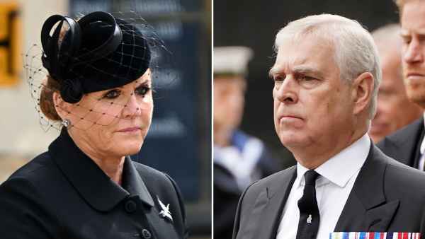 Sarah Ferguson Attends Queen Elizabeth II's Funeral as Her Ex-Husband Prince Andrew Appears in Morning Suit: Photos