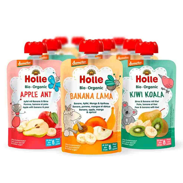 36X Holle Fruit Pouchy Best Seller Kit