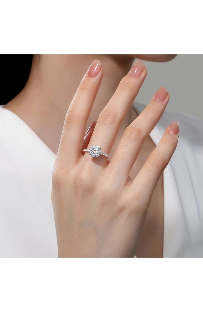 simulated diamond ring