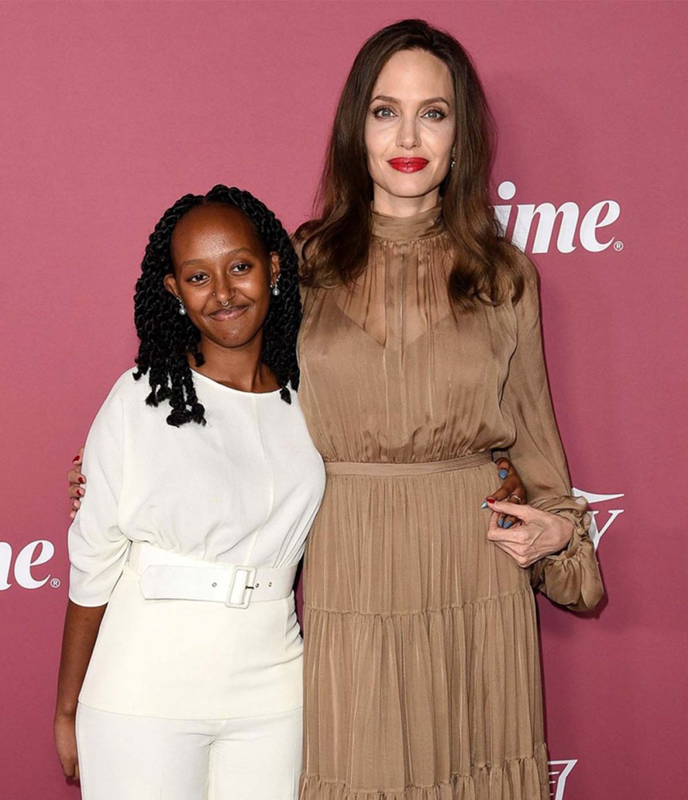 Angelina Jolie Visits Daughter Zahara Homecoming
