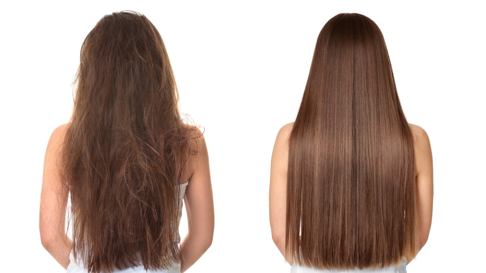 Before-After-Hair-Shot-Stock-Photo