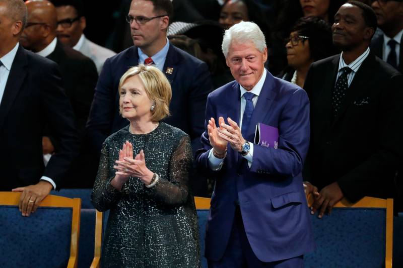 Bill Clinton and Hillary Clinton Throughout the Years 107 Aretha Franklin, Detroit, USA - 31 Aug 2018