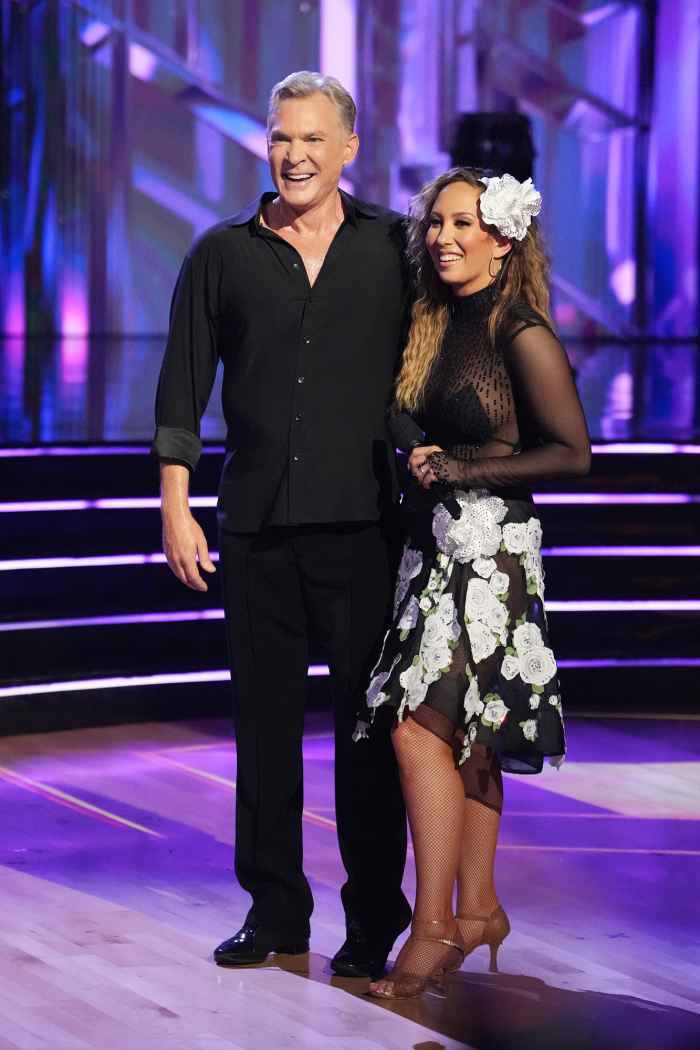 Cheryl Burke Gets Real About Near Elimination From ‘Dancing With the Stars’ 'There's Peace' 02 Posing with co-dancer Sam Champion