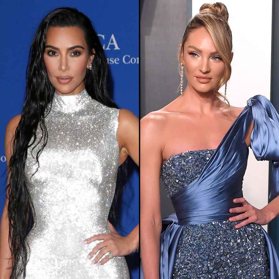 Connection to Candice Kim Kardashian Gushes Over Candice Swanepoel at Skims Campaign Ahead of Kanye West Romance Rumors