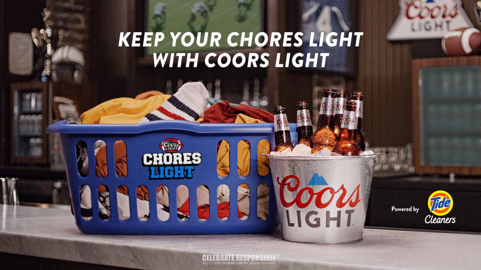 Coors Light Tide Cleaners Promo