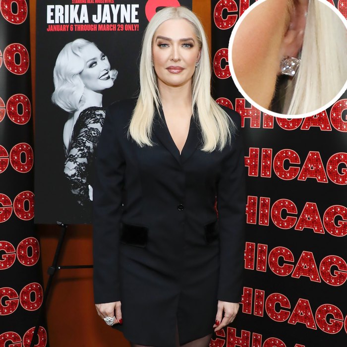 Erika Jayne Reacts to Her Earrings Being Put Up for Auction