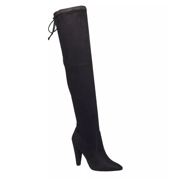 French Connection Women's Jordan Cone Heel Lace-up Over-The-Knee Boots