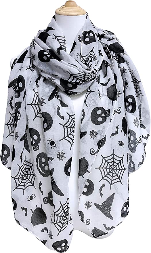GERINLY Cool Skull Scarf