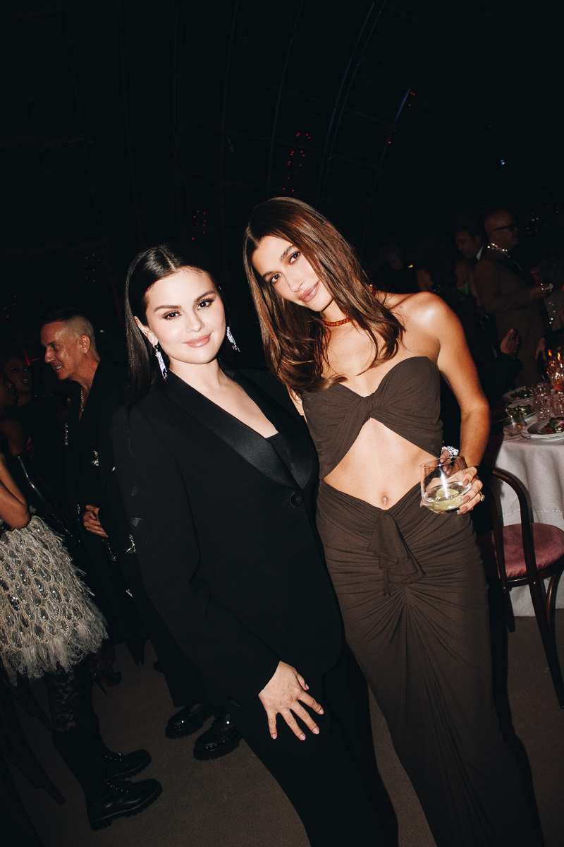 Hailey Bieber and Selena Gomez Bond at Academy Museum Gala After Speaking Out About Rumored Justin Bieber Drama