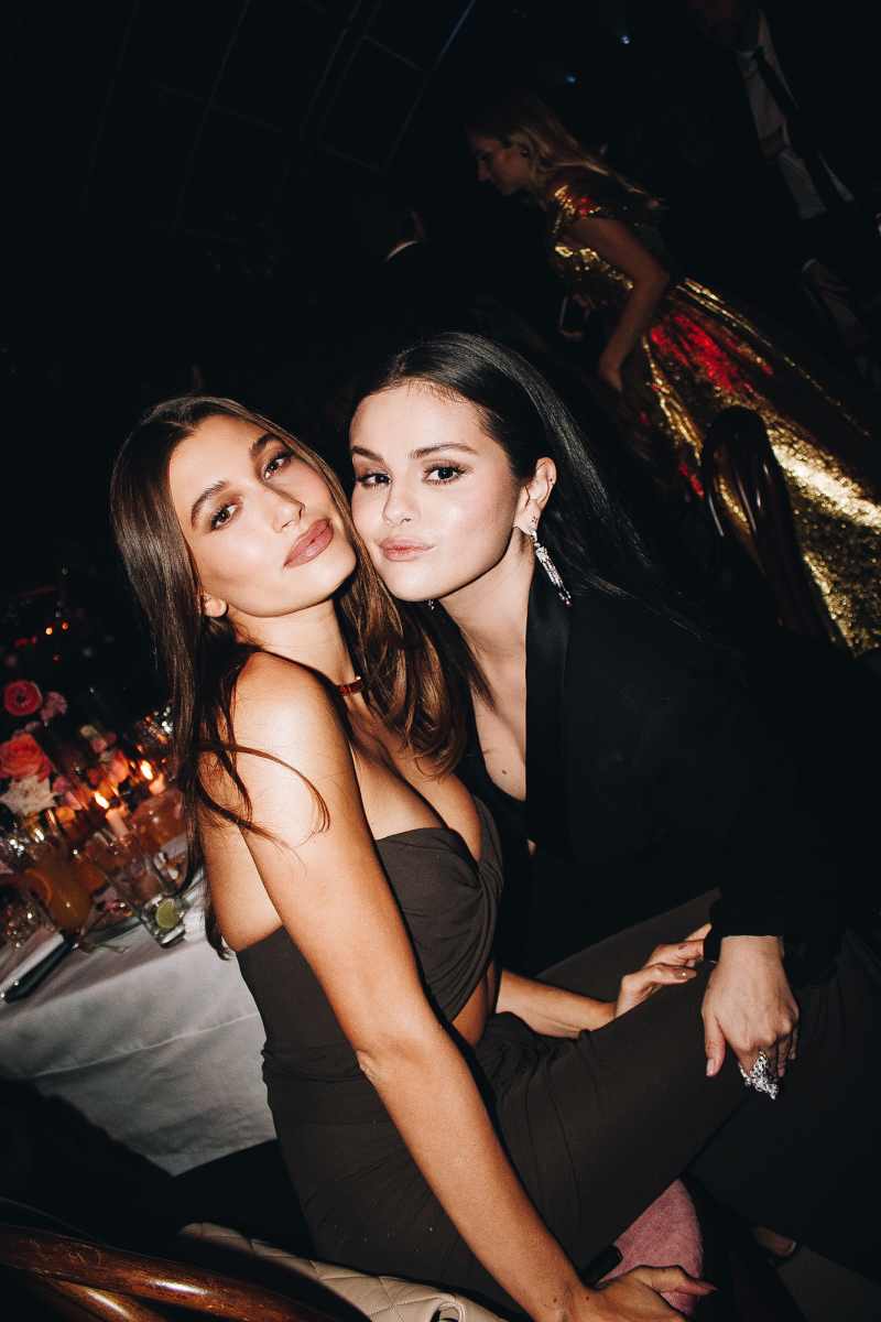 Hailey Bieber and Selena Gomez Bond at Academy Museum Gala After Speaking Out About Rumored Justin Bieber Drama