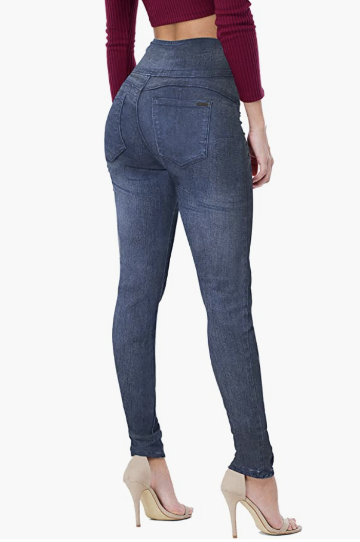 Hybrid & Company Butt Lift High Waist Stretch Skinny Jeans