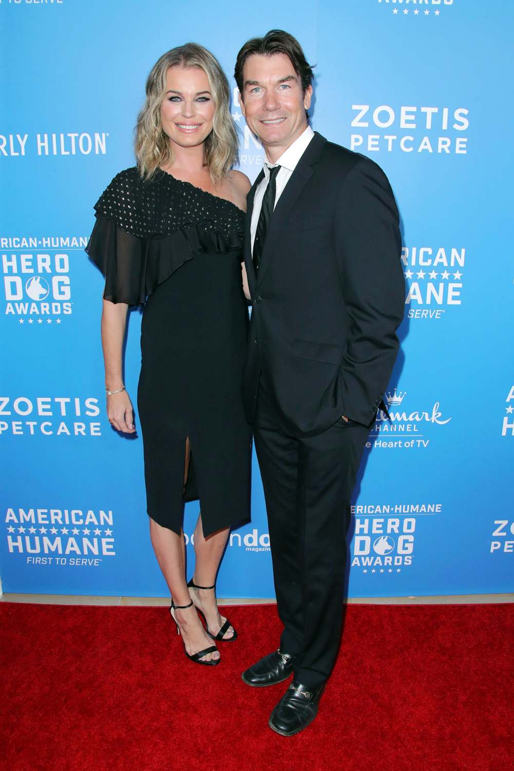 Jerry O’Connell Jokes He Had ‘1 Shot’ to Sell Himself to Wife Rebecca Romijn- ‘I’m Still Processing That One’ 001 at the American Humane Dog Awards, Los Angeles, USA - 29 Sep 2018