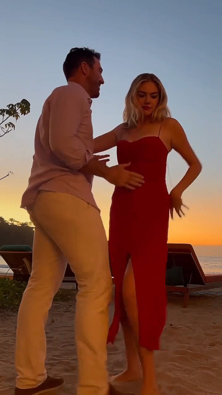 Kate Upton and Justin Verlander- A Timeline of Their Relationship 003 dancing on the beach