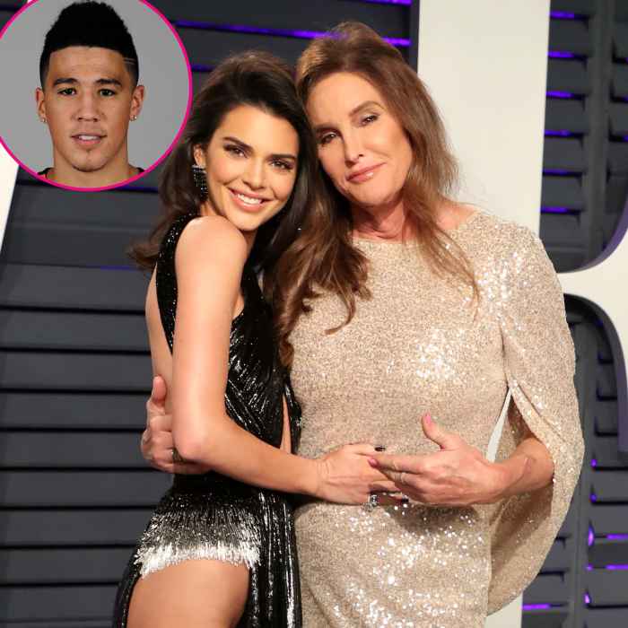 Kendall Jenner Cheers On Devin Booker at NBA Game With Caitlyn