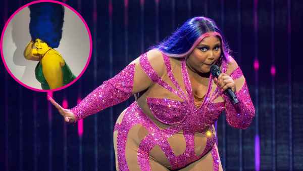 Lizzo Dresses as Marge Simpson for Halloween
