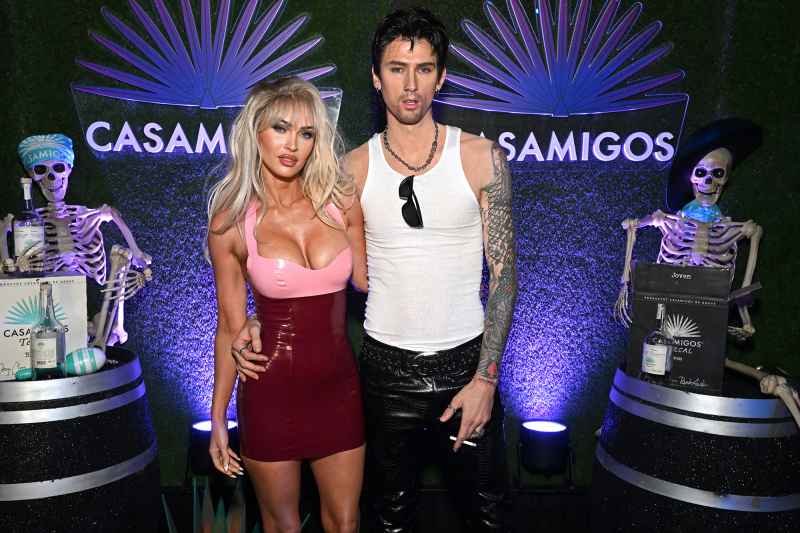 MGK and Megan Fox Halloween 2022 Costumes Tommy Lee and Pamela Anderson for Casamigos Party