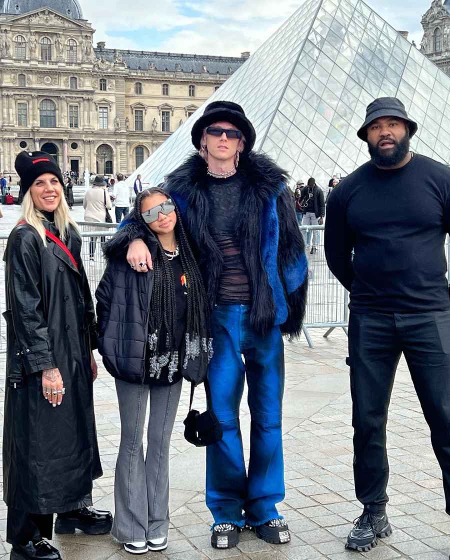 Machine Gun Kelly and Megan Fox Take His Daughter Casie on Her 1st European Tour: See Photos