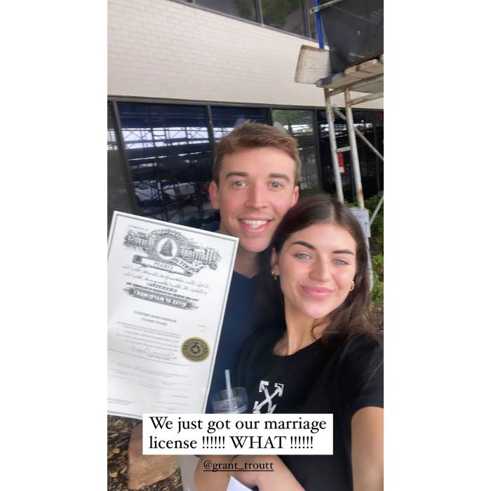 Madison Prewett Obtains Marriage License Ahead of Wedding to Grant Troutt
