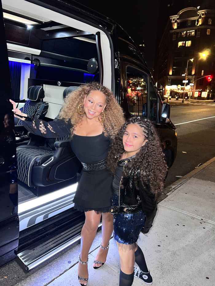 Mariah Carey and Her Daughter Rock Matching Braided Hairstyles 001