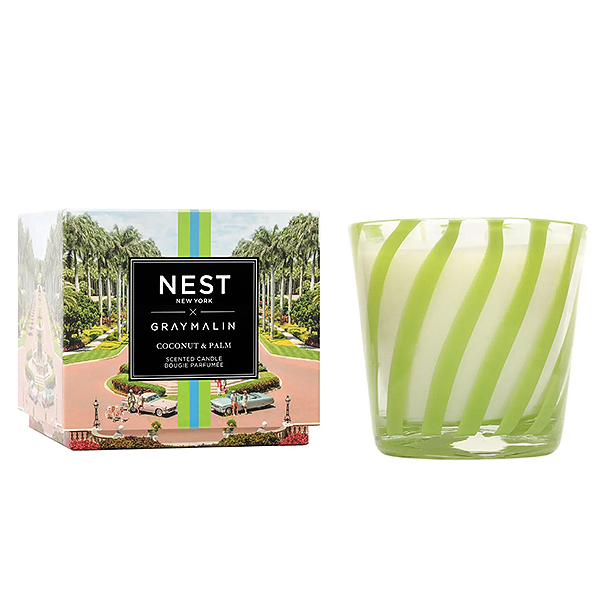NEST New York x Gray Malin Coconut & Palm Scented Candle