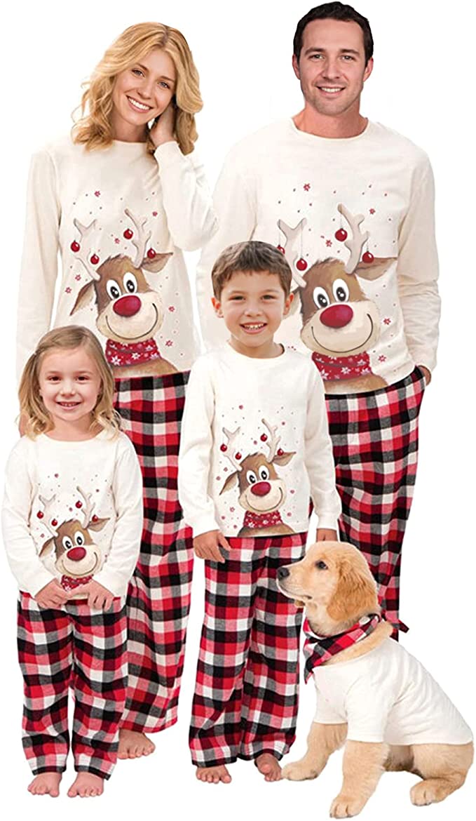 OAKFashion Christmas Family Pajamas