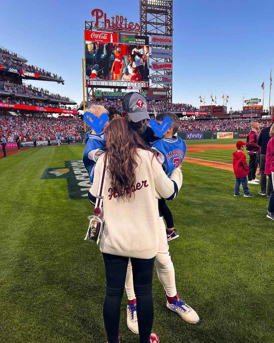 Phillies Star Bryce Harper and Kayla Harper's Sweetest Photos With 2 Kids: See Family Album 029