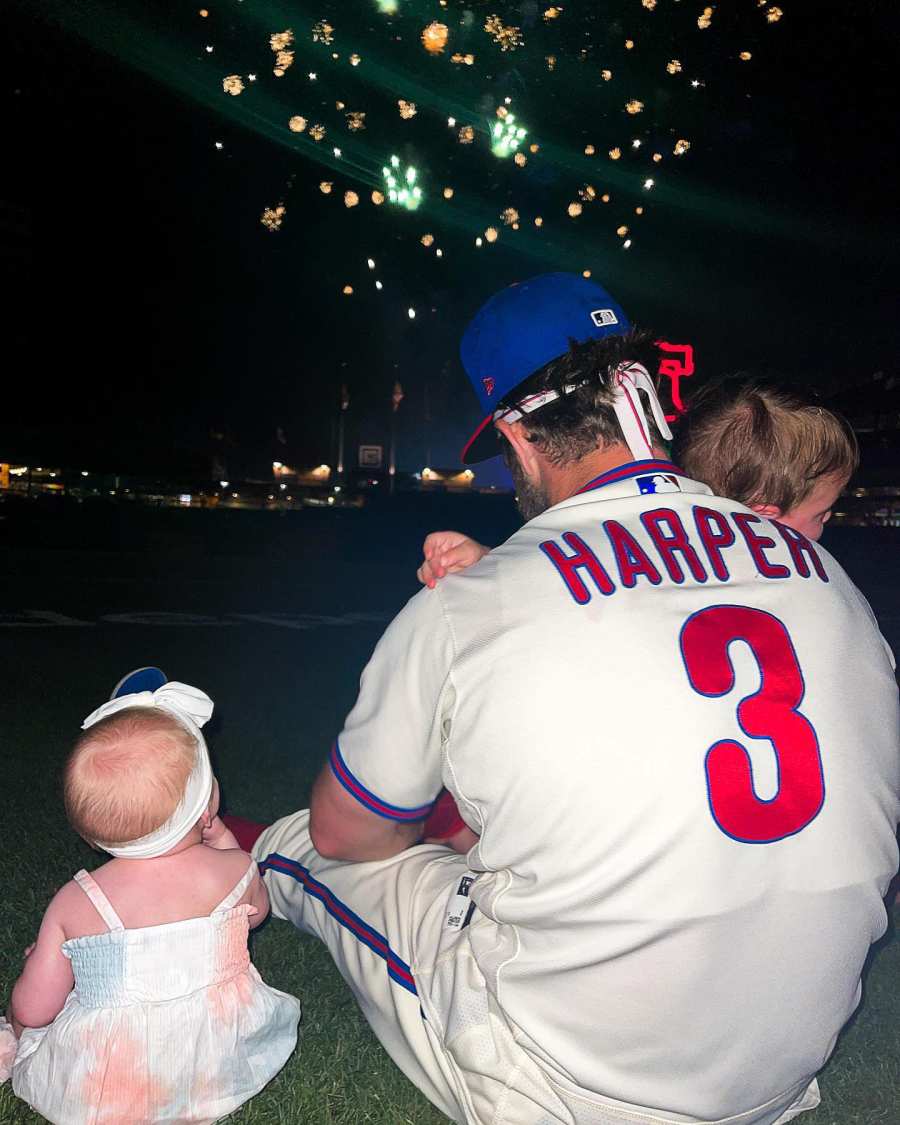Phillies Star Bryce Harper and Kayla Harper's Sweetest Photos With 2 Kids: See Family Album 033