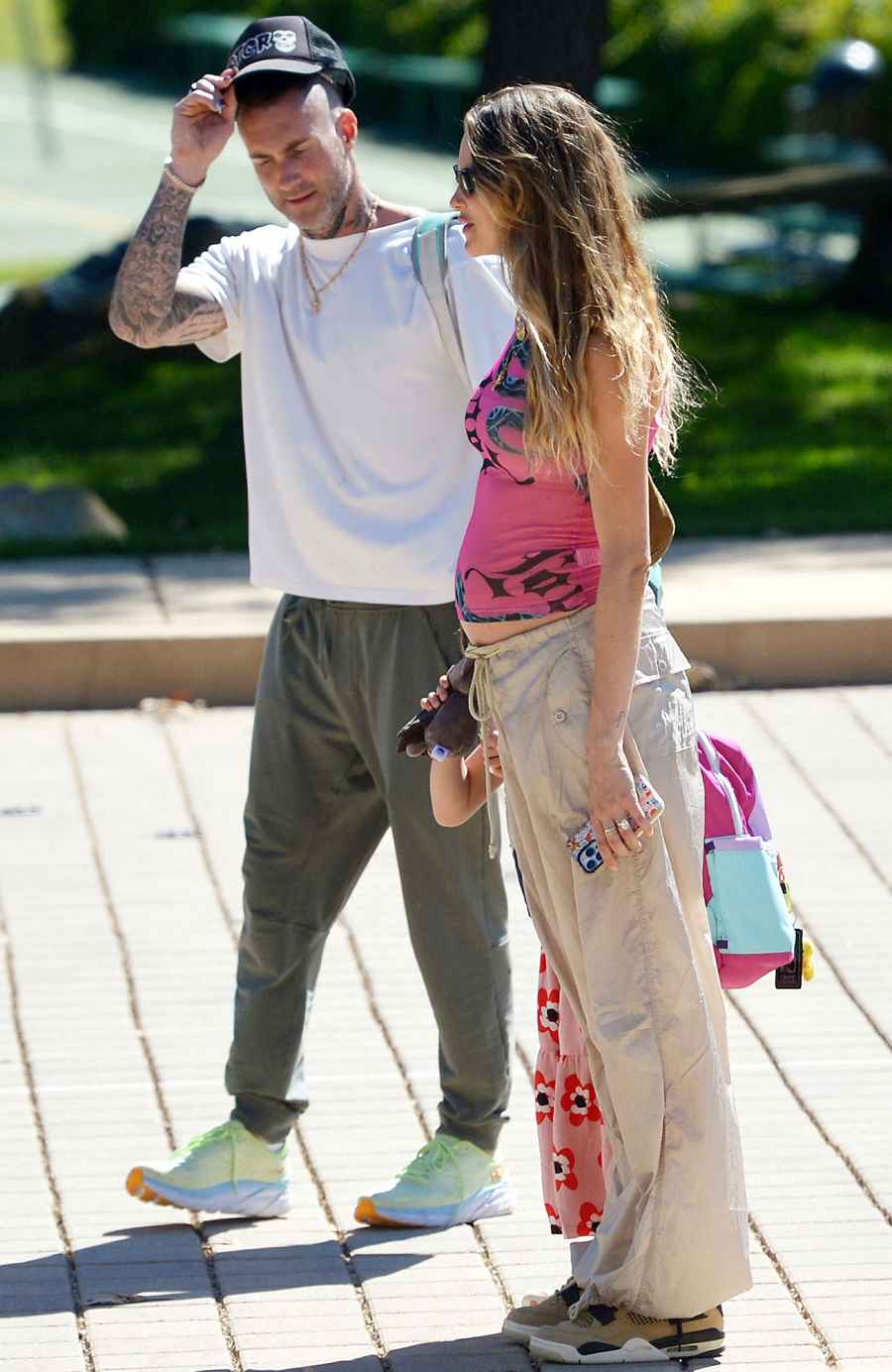 Pregnant Behati Prinsloo Baby Bump Album Ahead of 3rd Child With Adam Levine