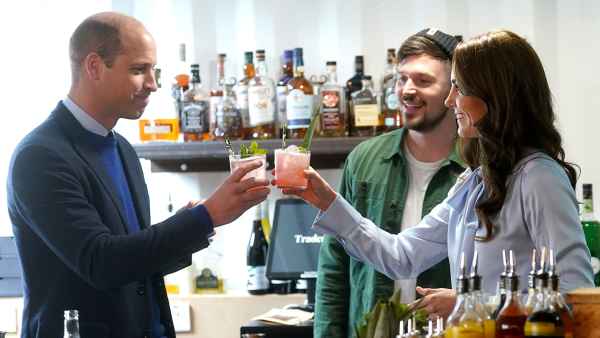 Prince William and Princess Kate Face Off in Cocktail-Making Competition, Share a Toast