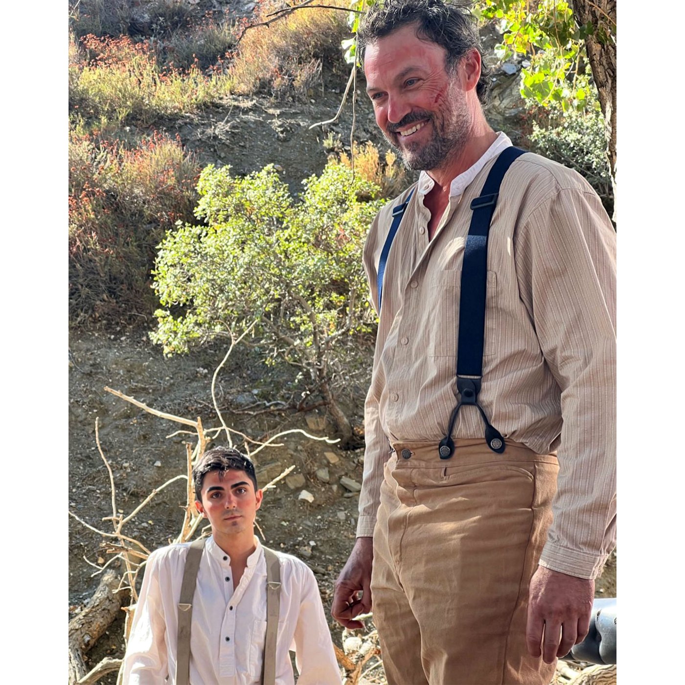 Brian Austin Green Shares Rare Photo of Son Kassius on Movie Set | Us ...