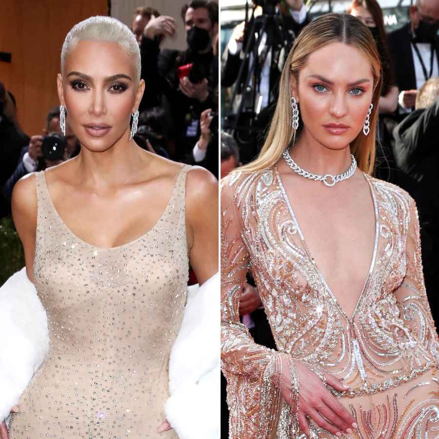 Remembering Their History Kim Kardashian Gushes Over Candice Swanepoel at Skims Campaign Ahead of Kanye West Romance Rumors