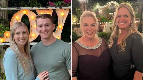 Michelle Petty and Logan Brown. Janelle and Christine Brown.