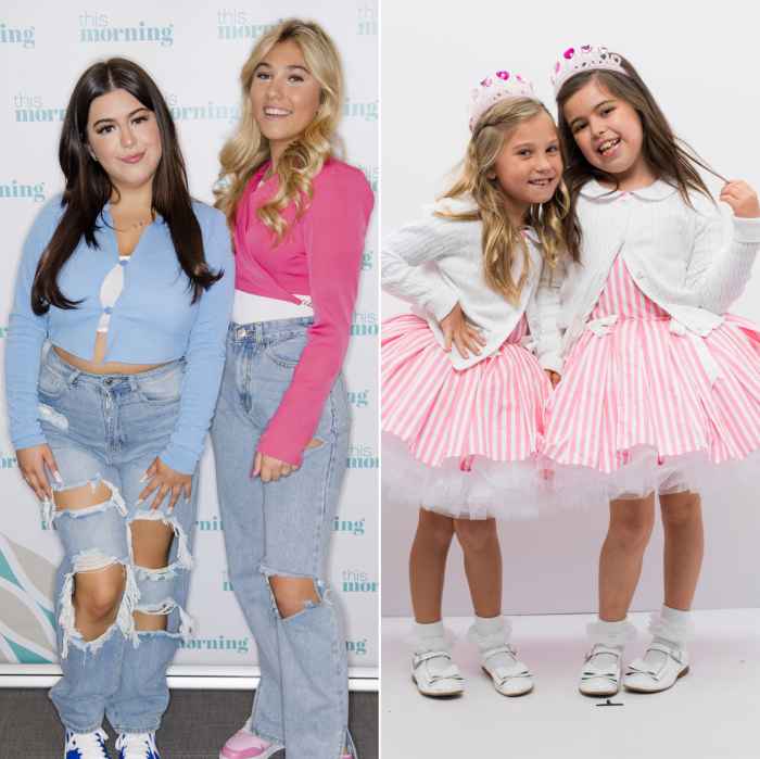 Sophia Grace and Rosie, now and then