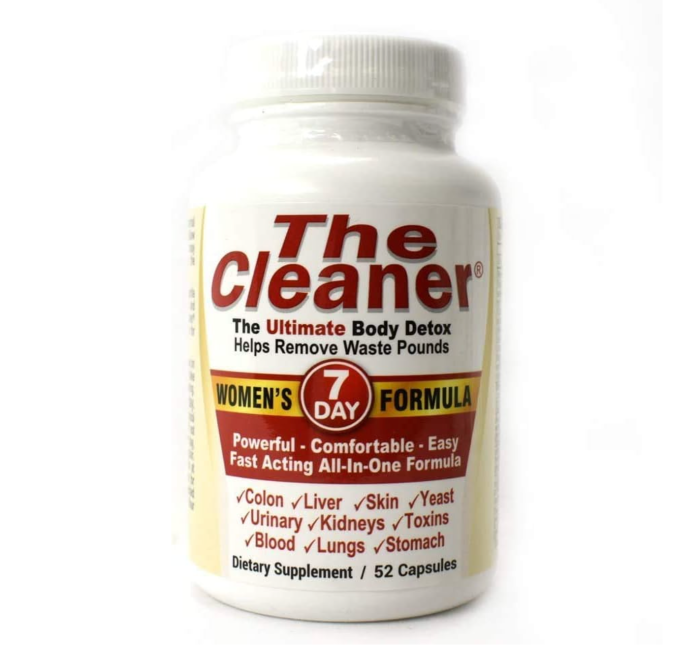 The Cleaner 7 Day Women's Formula Ultimate Body Detox.  7-day cleanser for women to get rid of body toxins
