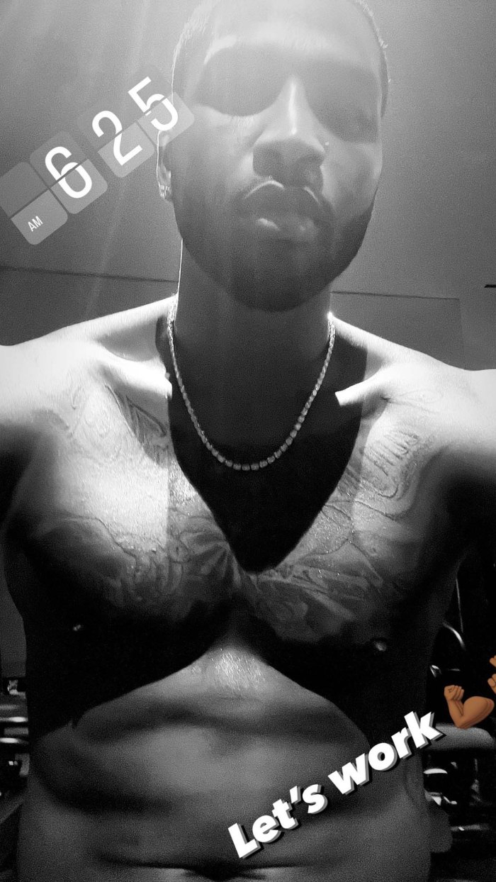 Tristan shares a shirtless selfie after Khloe posted a clip of her cheating scandal