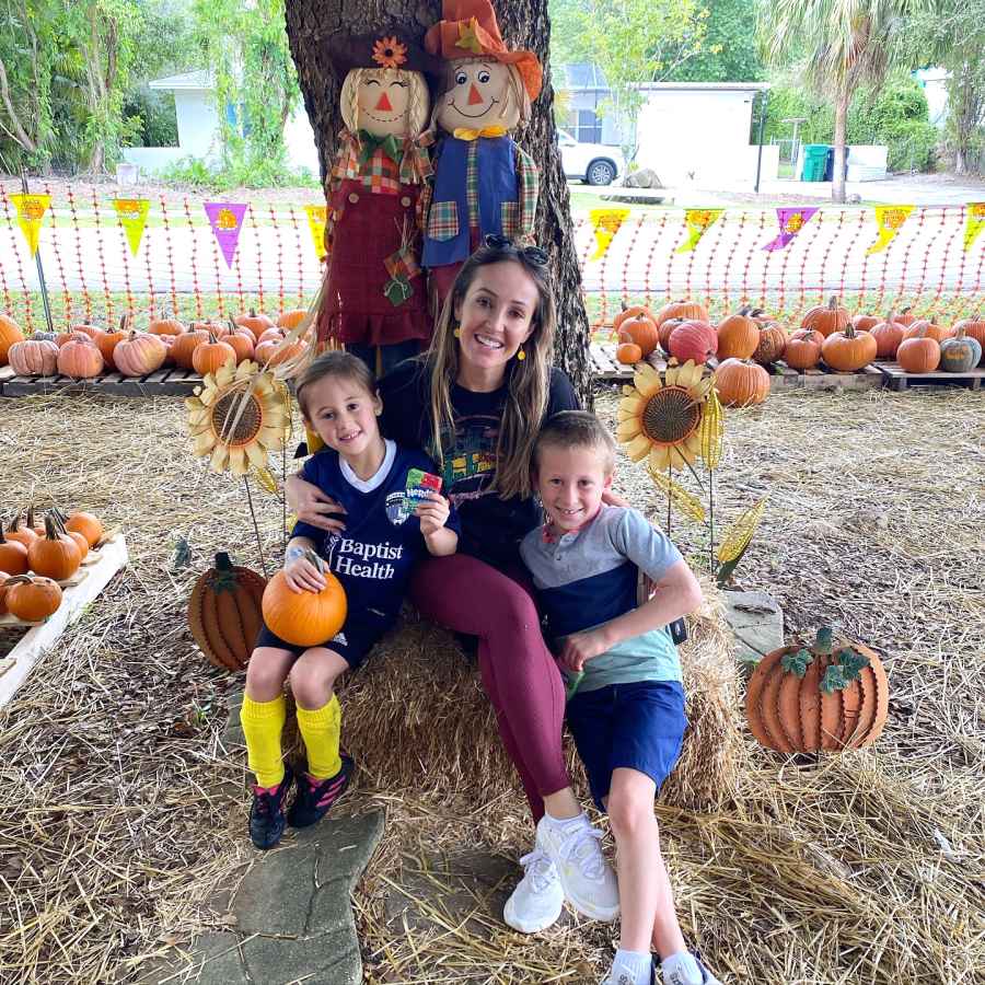 Fall Fun! The Bachelorette’s Ashley Hebert Takes 2 Kids to Pumpkin Patch