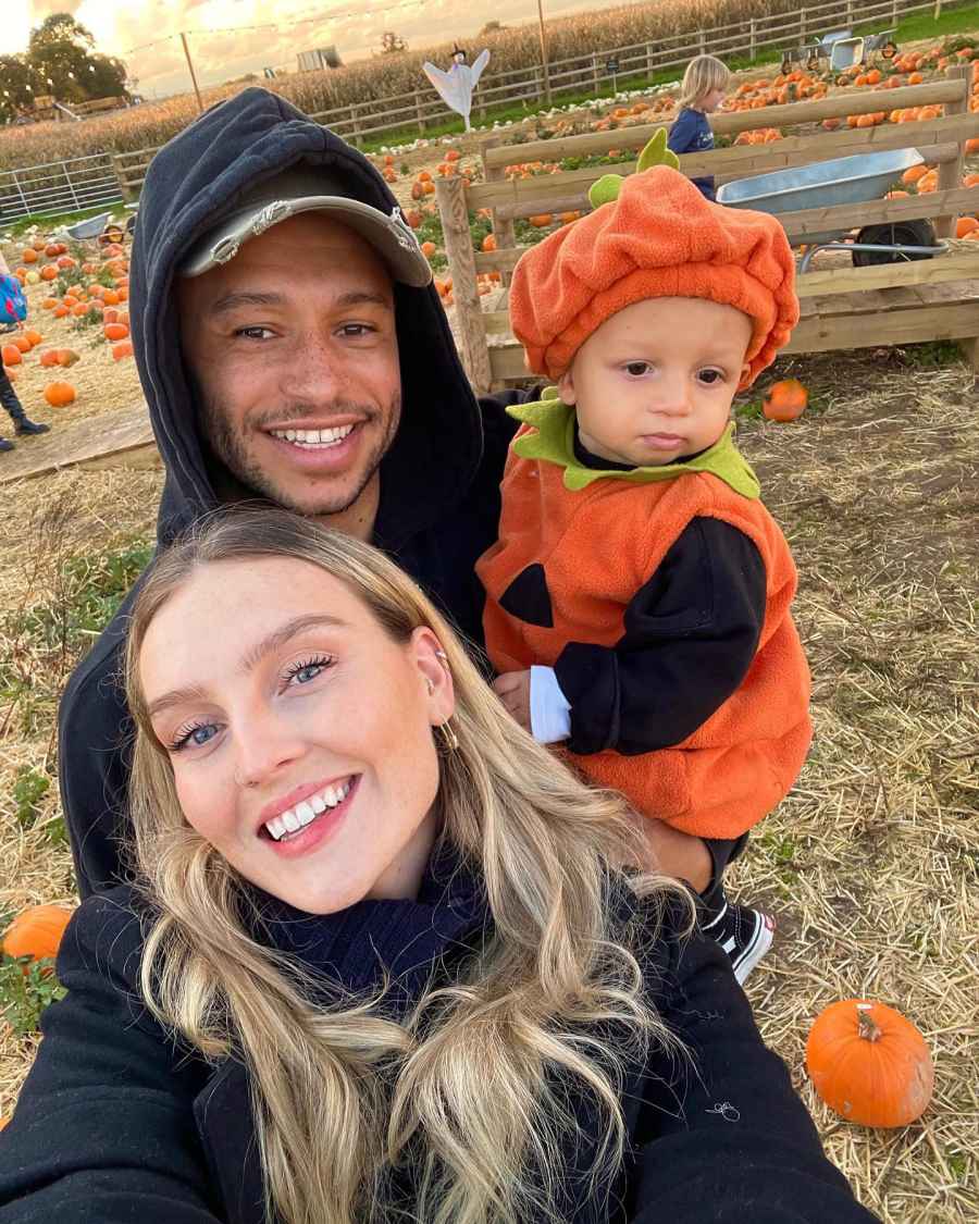 Fall Feels! Little Mix’s Perrie, More Stars Take Kids to Pumpkin Patches