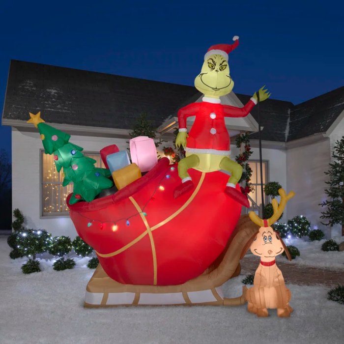 inflatable Grinch