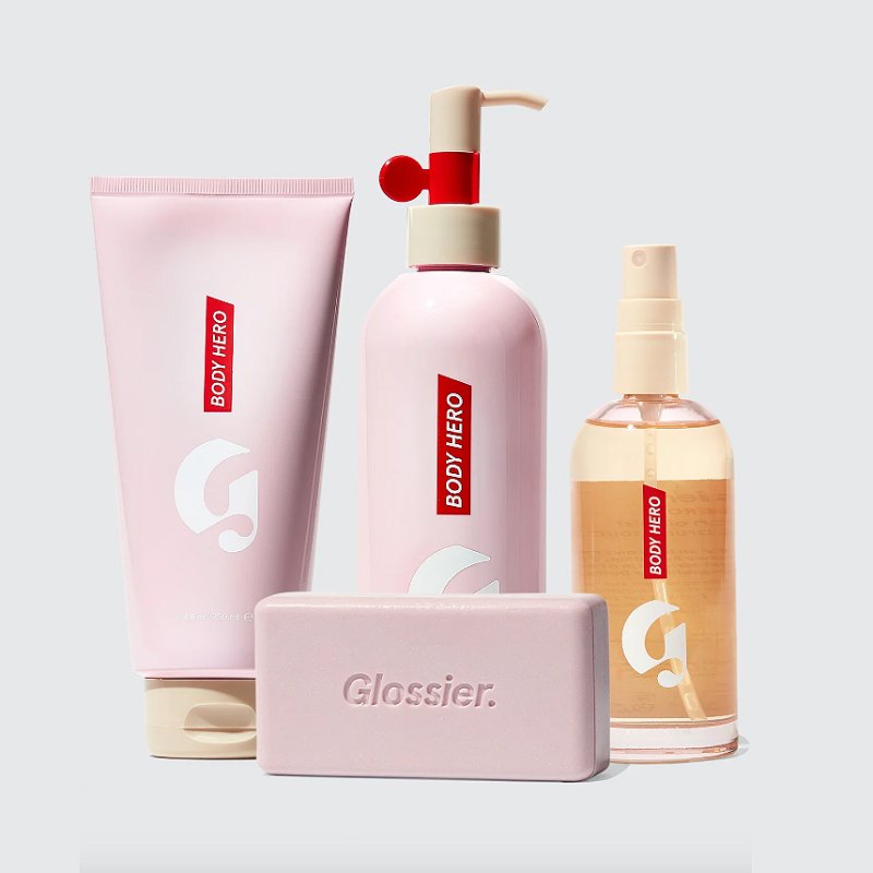 most-popular-holiday-gifts-glossier-shower-set
