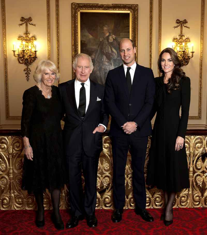 King Charles, Queen Consort Camilla, Prince William and Princess Kate Pose in New Portrait Taken Night Before Queen Elizabeth II’s Funeral