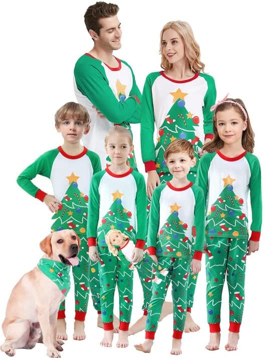 shelry Christmas Family Matching Pajamas