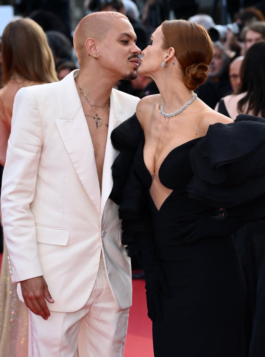 Ashlee Simpson and Evan Ross kiss at 'Firebrand' premiere, 76th Cannes Film Festival, France - 21 May 2023