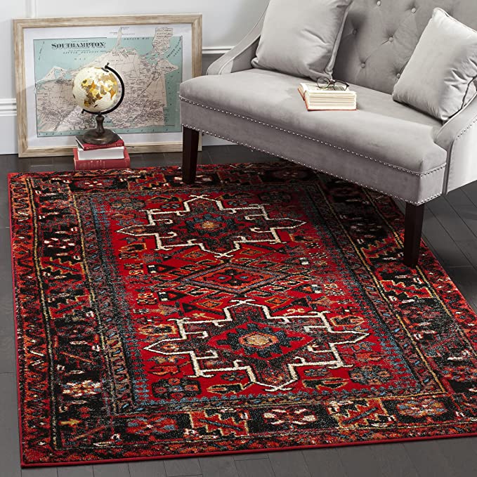 rug with vintage pattern