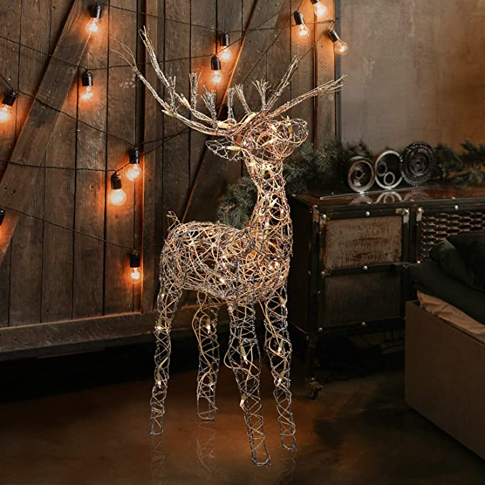 light-up reindeer