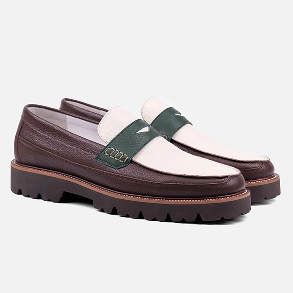 Adler Chocolate Penny Loafers
