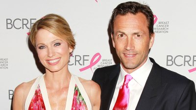 Amy Robach and Andrew Shue's relationship timeline 427 Hot Pink Party, New York, America - April 30, 2015