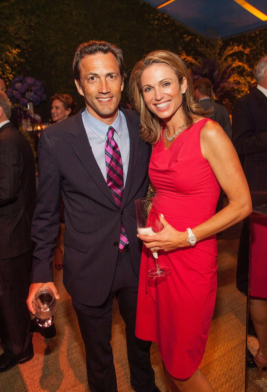 Amy Robach and Andrew Shue's Relationship Timeline George Lucas and Mellody Hobson's Wedding Reception, Chicago, USA - 29 Jun 2013