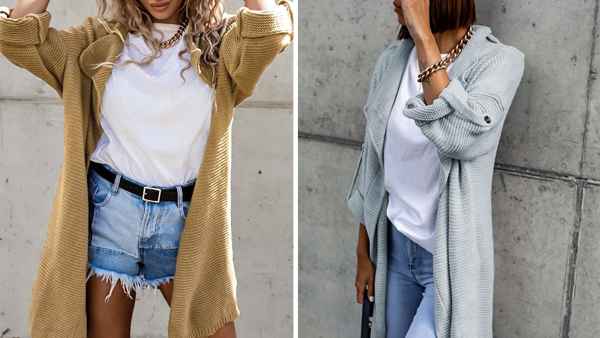Astylish Women's Oversized Open Front Cardigan