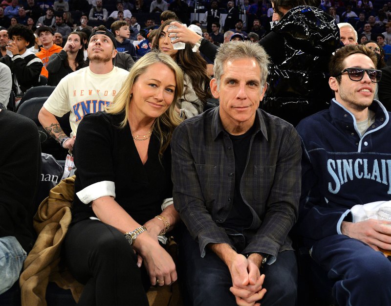 Ben Stiller and Christine Taylor- A Timeline of Their Relationship 365 Mephis Grizzlies v New York Knicks, Madison Square Garden, New York, USA - 27 Nov 2022